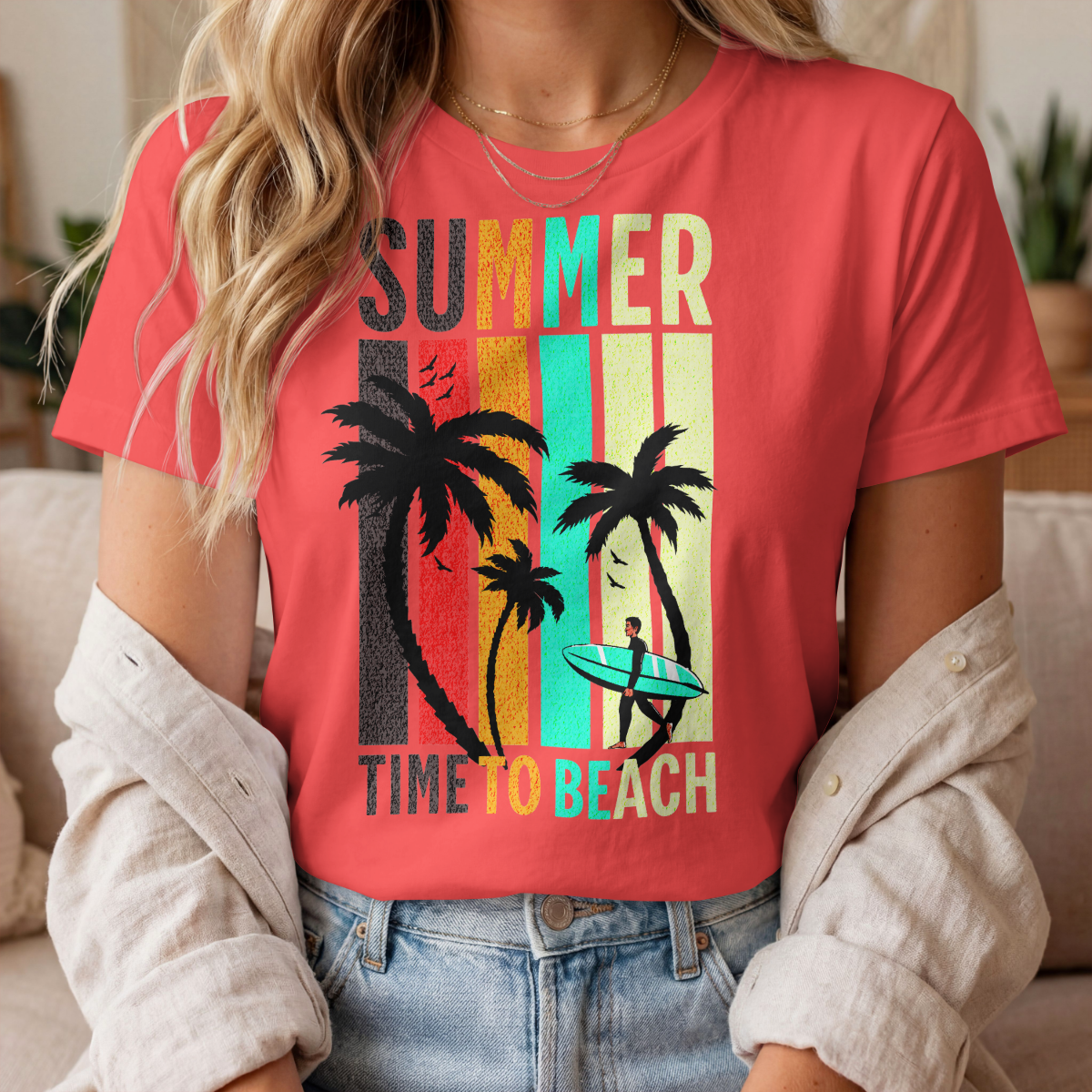 Time to the Beach Frauen