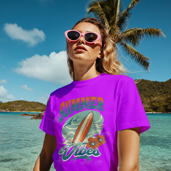 Summer Vibes T-Shirt Frau