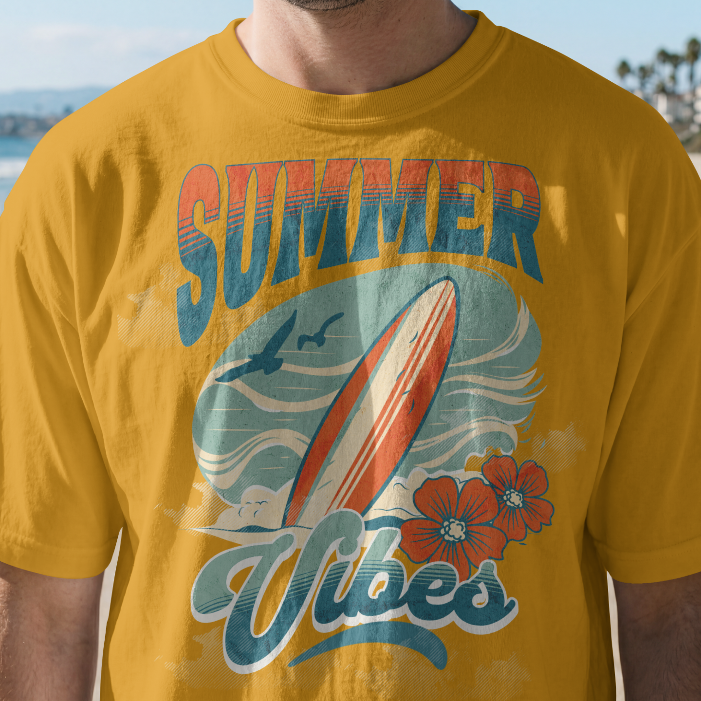 Summer Vibes T-Shirt Männer