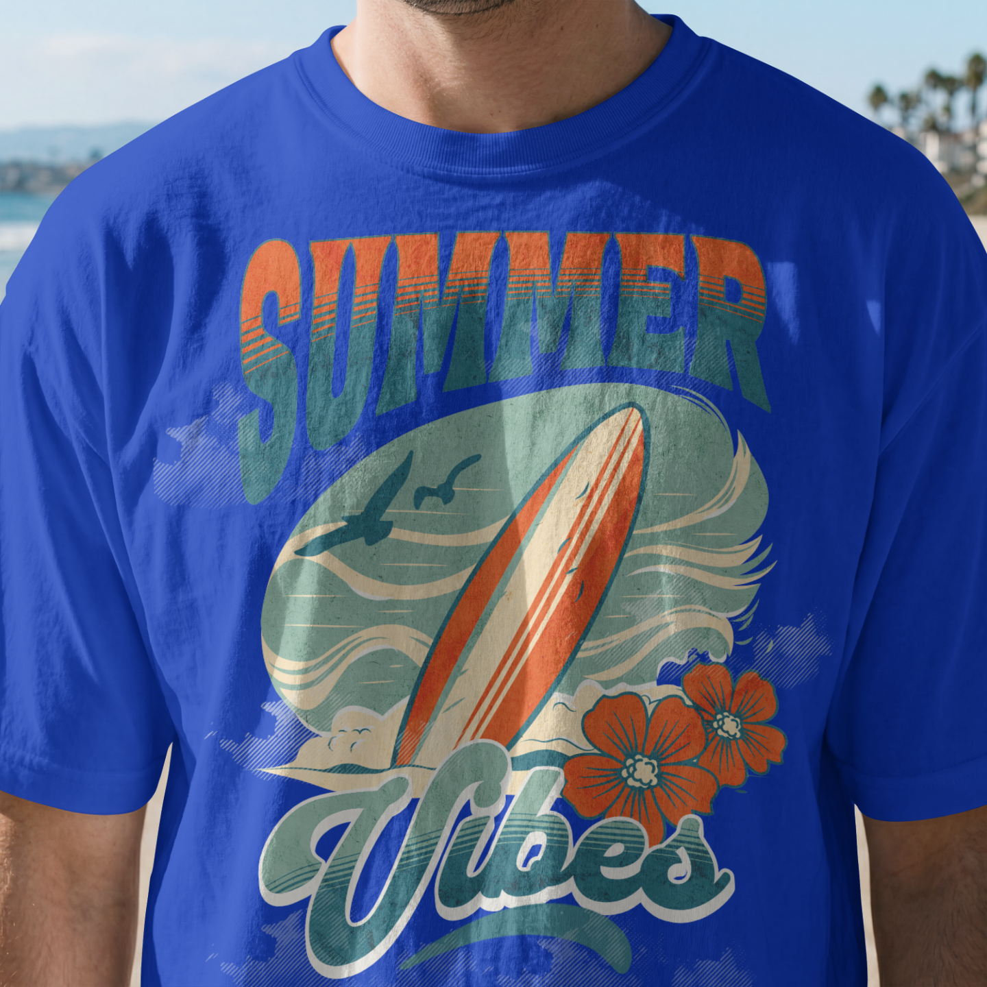 Summer Vibes T-Shirt Männer