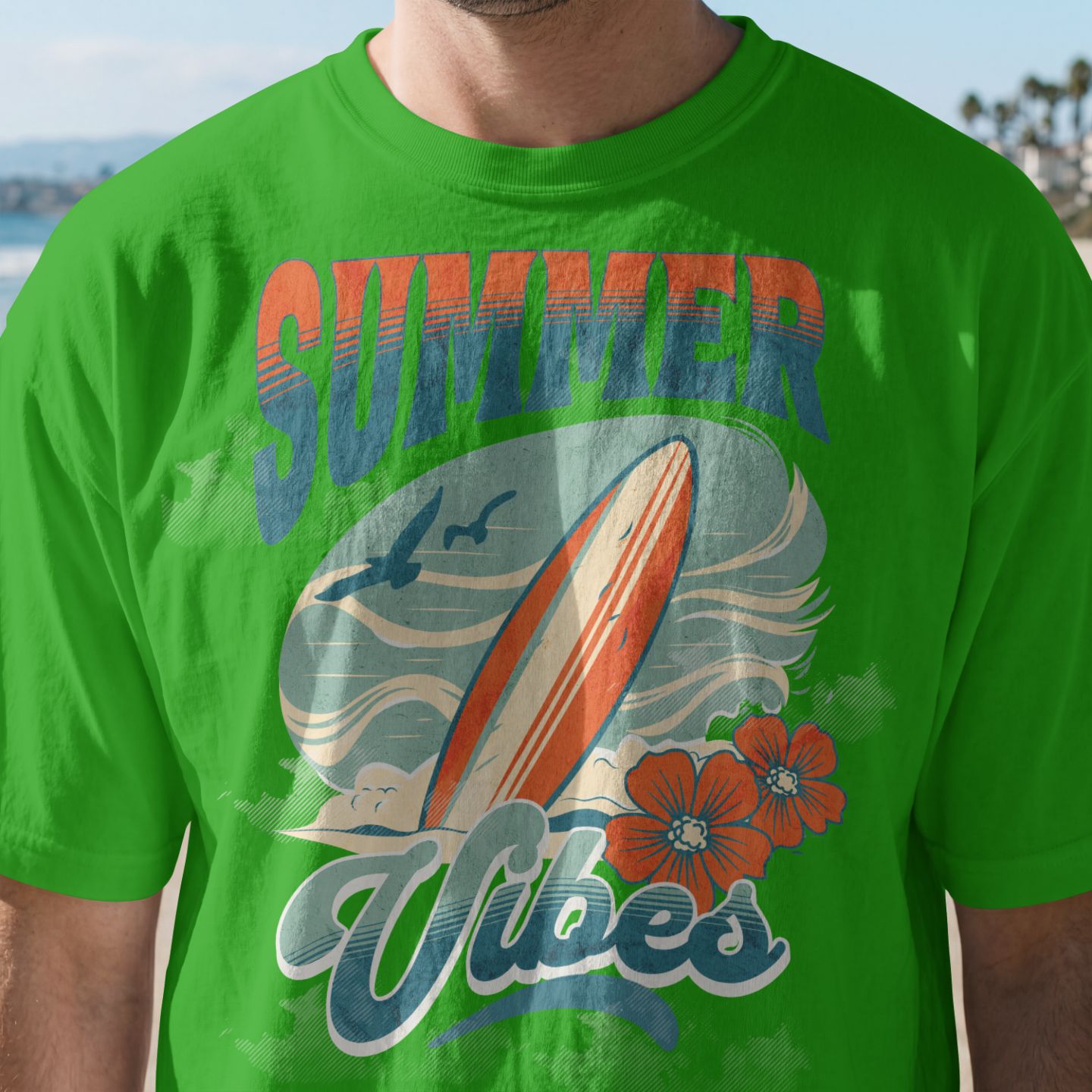Summer Vibes T-Shirt Männer