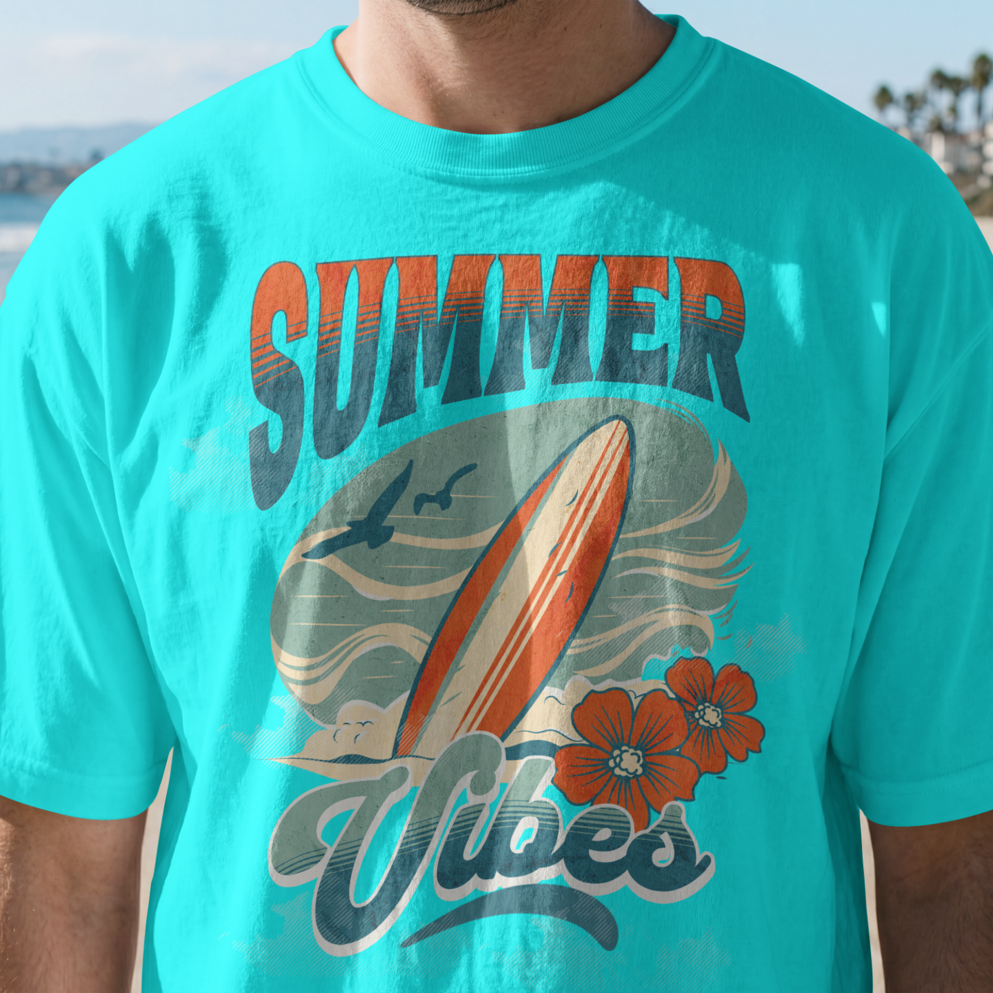 Summer Vibes T-Shirt Männer